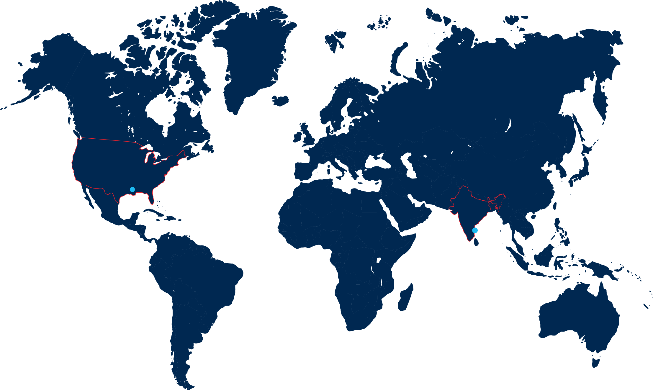 Office Locations Map